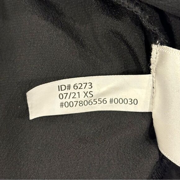 Express Metallic Faux Wrap Ruched Midi Dress XS - Picture 8 of 10